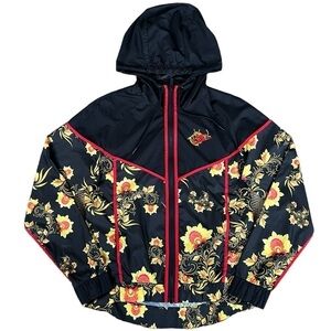 Nike Sportswear NSW Windrunner Women’s Floral Windbreaker Jacket Size XS EUC